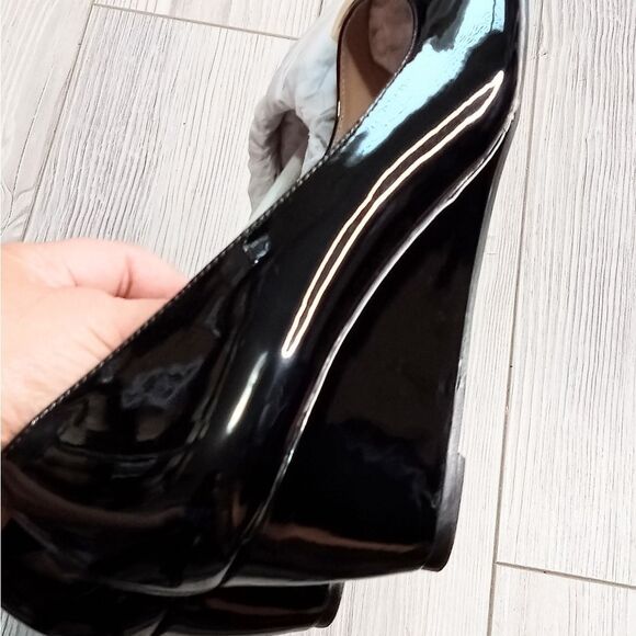 (S-4223) Bayq Women Wedge Pumps Sz 8.5 - Picture 6 of 12